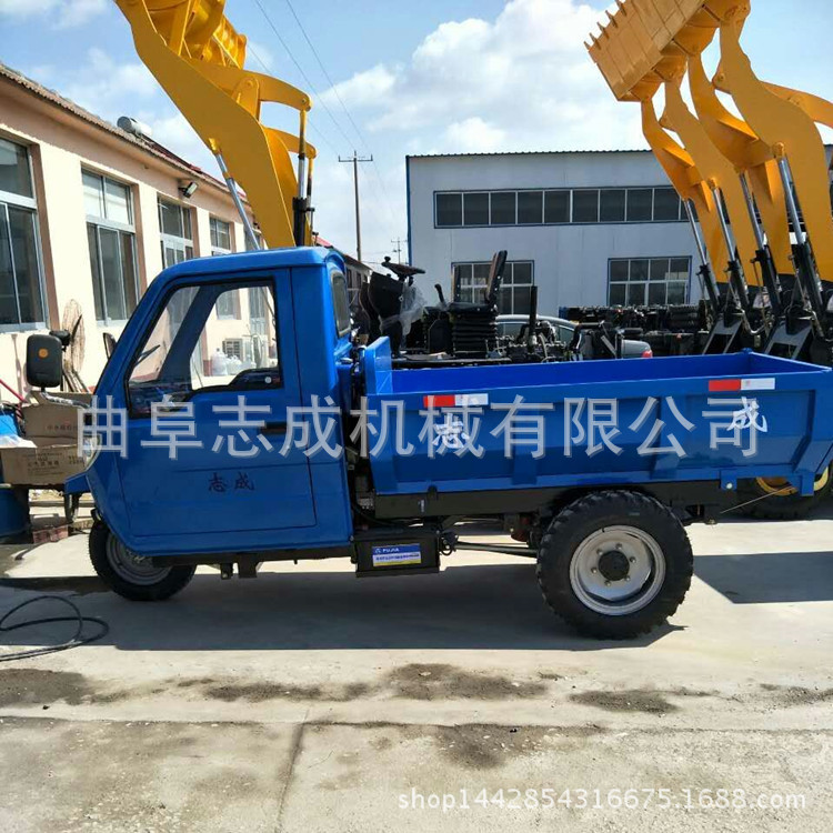 18马力柴油农用三轮车 2T自卸式工程翻斗车 建筑砂石运输车 热销示例图10