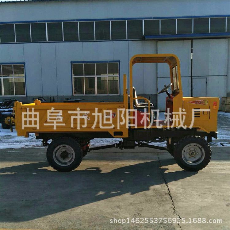 厂家直销柴油四不像农用车 建筑砂石中转自卸车 四轮拖拉机工程车示例图7