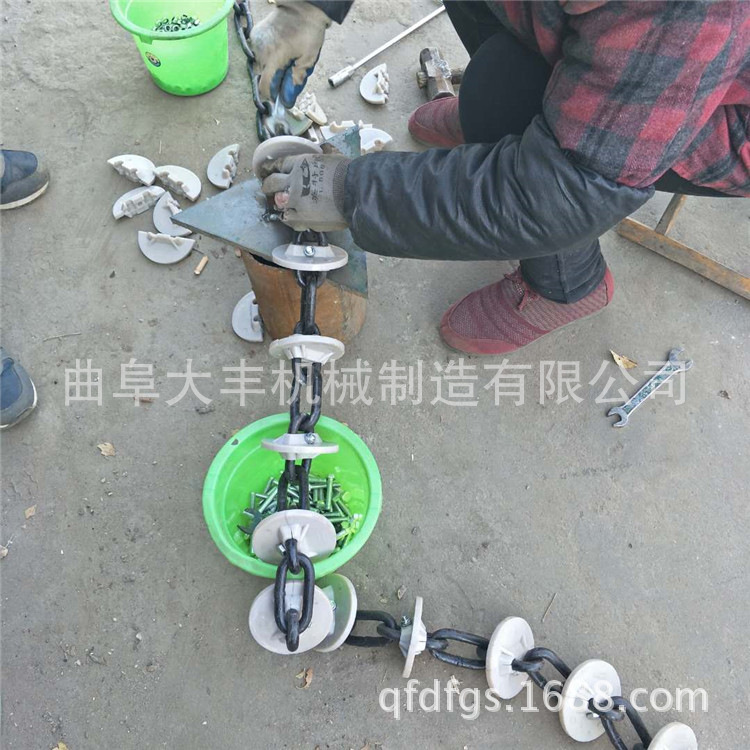 垂直水平Z型倾斜组合管链输送机 白石灰装罐密闭环保管链式输送机示例图7