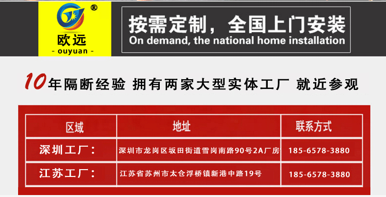 欧远酒店活动隔断 可折叠推拉移动屏风隔墙 无地轨可旋转会议室活动隔断墙 宴会厅包间推拉隔音墙厂家直销示例图2