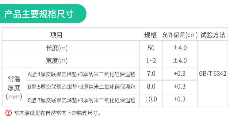 5厚交联聚乙烯垫复合3厚纳米二氧化硅保温毡楼地面隔音减震板材料示例图1