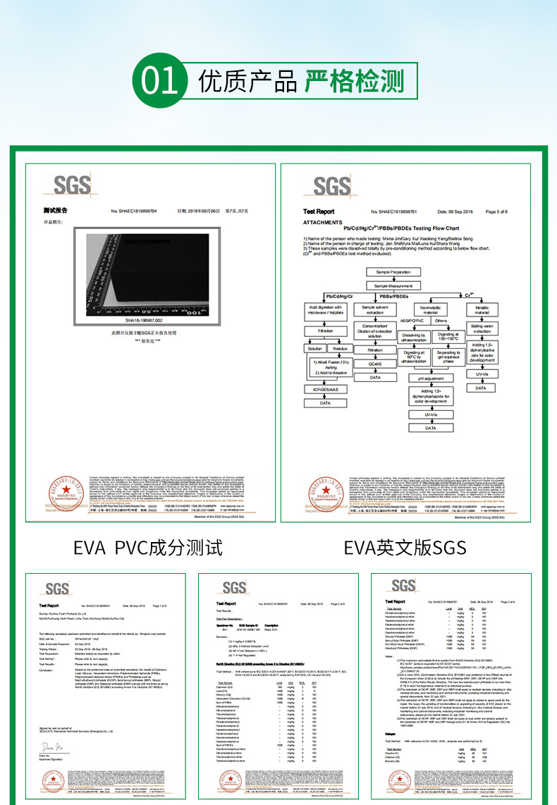 化妆品eva泡棉内衬 高密度泡棉 eva化妆品内衬 eva海绵包装内衬示例图5